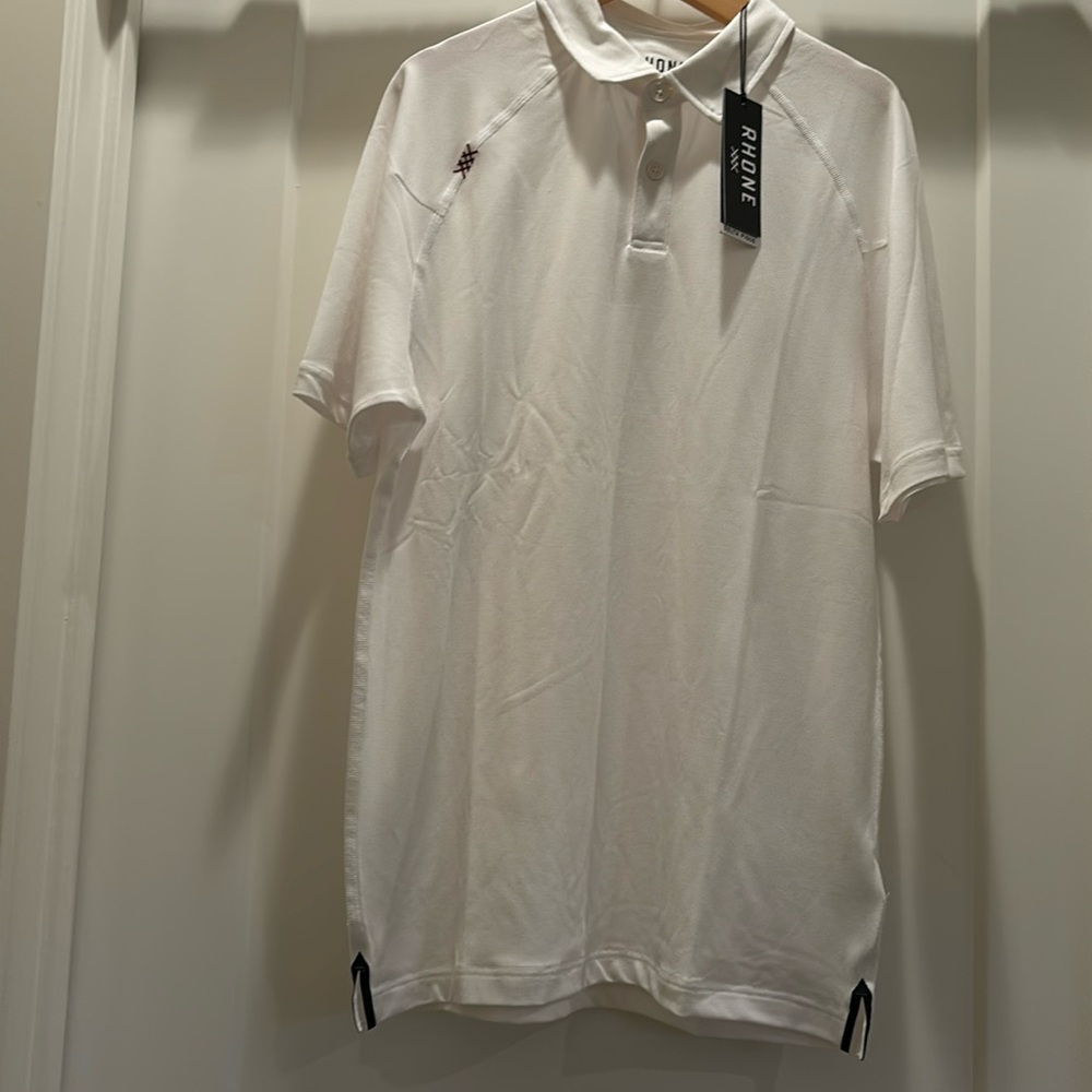 Rhône men’s small white collared shirt